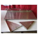 34" Stainless Wall Shelf