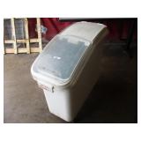 Dry Food Storage Container on Casters
