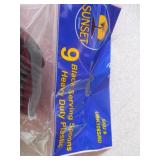 BID X 9: Heavy Duty Plastic Serving Spoons