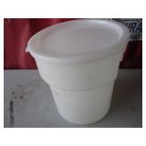 BID X 2: Plastic Buckets with Lids