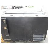 True 50" 2 Section Glass Chiller