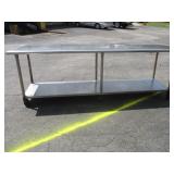 108" Stainless Steel Work Table