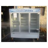 Turbo Air 3 Door Refrigerator