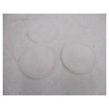 Box of 25 +/- Sleeves 3.5" Lids