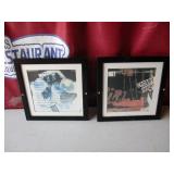 Bid x 2 : Framed Wall Bar Decor