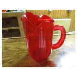 Bid X 3: Red Tea / Water Pitchers