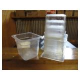 Bid x 5 : Plastic food Containers