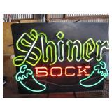 Neon Shiner Bock Sign