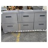 72" Delfield 6 Drawer Refrigerated Work Top