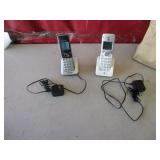 Bid X 2: Cordless Phones With Charging Base