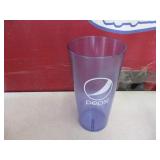 Bid x 11 : Clear Pepsi Tumblers