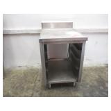 24" S/S Table w/Racks Under