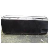 96" True 3 Door Sliding Top Bottle Cooler