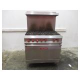 36" Vulcan 6 Burner Range w/oven Gas