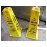 Bid X 2 : Wet Floor Signs