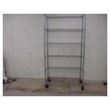 Metro rack w/ 6 Shelves On Casters