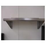 S/S Wall Mount Shelf 24"x16"