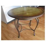 35" Very Nice Wood Top Dining Table