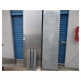 96" S/S Work Table w Galv. Bottom Shelf