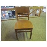 Bid x 4 : Wood Dining Chairs