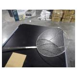 Bid X 5: New Winco 12"  Round Mesh Skimmers