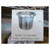 New Dipper Well Sink