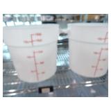 Bid X 2 : New Round Food Containers 18Qt