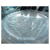 Bid X 6 : New Clear Round Cover Fits 12Qt to 24Qt