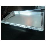 Bid X 5 : New Full Size Steam Pans  1- 1/4 Deep