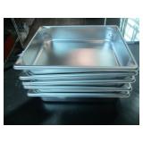 Bid X 5 : New Half  Steam Pans   1/2