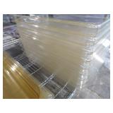 Bid X 9 : New Food Container Lids 1/3- 4" Deep