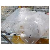 Bid X 2 : New Drain Shelf - 1/3 Size, Clear