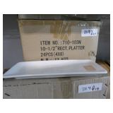 Bid x 18 : 10-1/2" Rectangle Plate 4"x6"