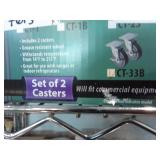 New Set of 2 Casters