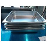 Bid X 5: New Anti-Jam 1/2 Steam Pans 2.5" Deep