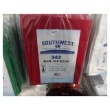 Bid X 5 : Bib Apron 3 Pockit Red