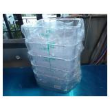 Bid X 5 : New 2QT Square Food Containers