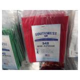 Bid X 5 : Bib Apron 3 Pockit Red