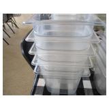 Lot of 5 Food Pans w/Lids