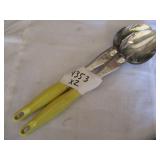 Lot of 2 Serving Spoons
