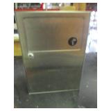 Stainless Steel Restroom Stall Trash Container