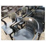 Lot of 4 Chairs, Black