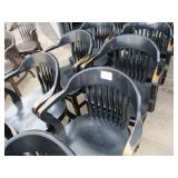 Lot of 4 Chairs, Black