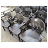 Lot of 6 Chairs, Light Brown