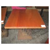 30x30" Square Table