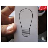 Lot of 13 Light Bulbs, 11W S14, Yellow