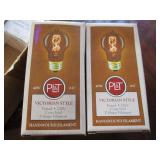 Lot of 4 Tinted Edison Bulbs, 40W