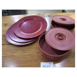 Assorted Plates and Tortilla Warmers