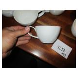 Lot of 45 White Tea/Coffee Cups