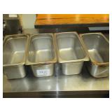 Lot of 4 Food Pans
